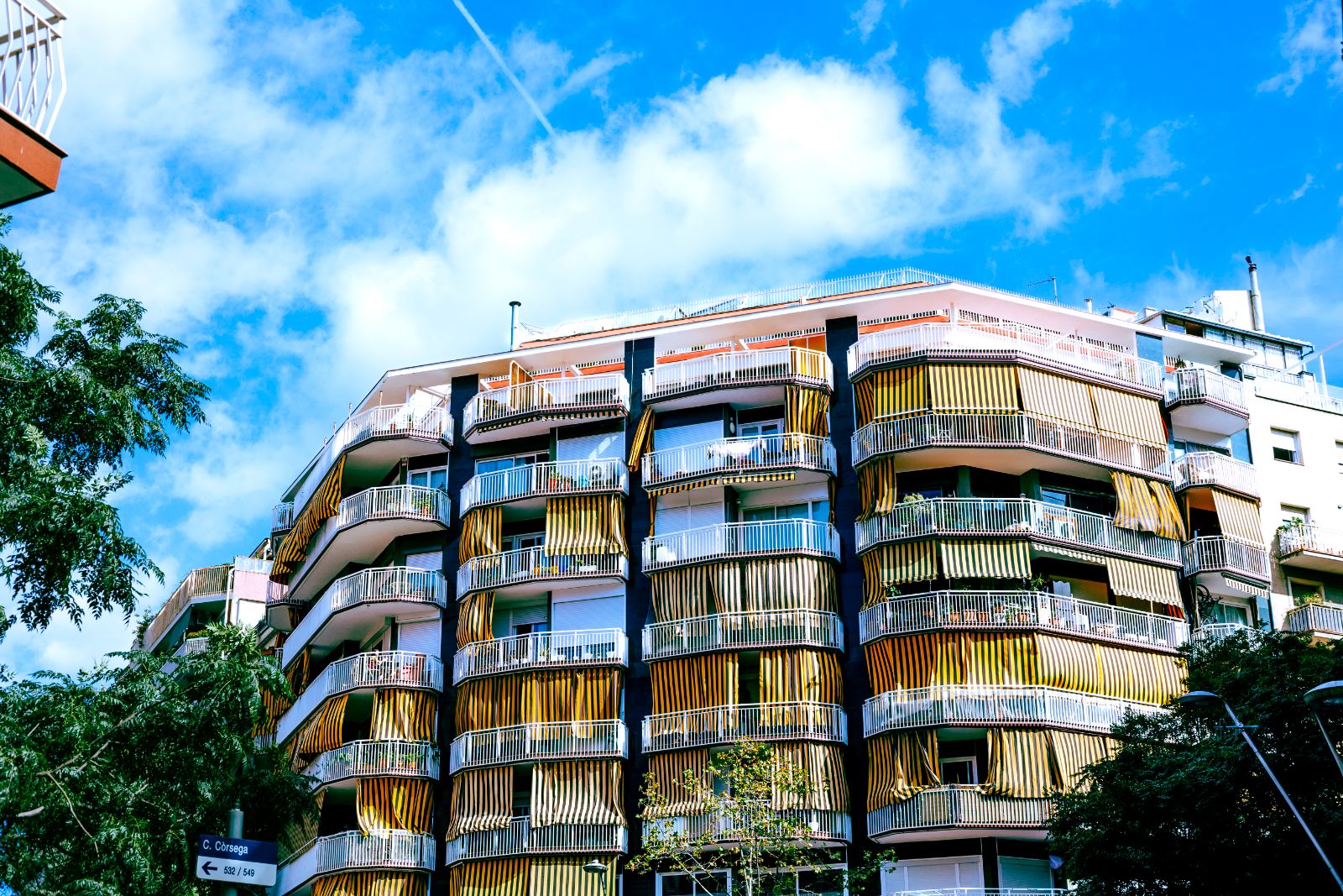 Geometria architettonica di uno spazio urbano
